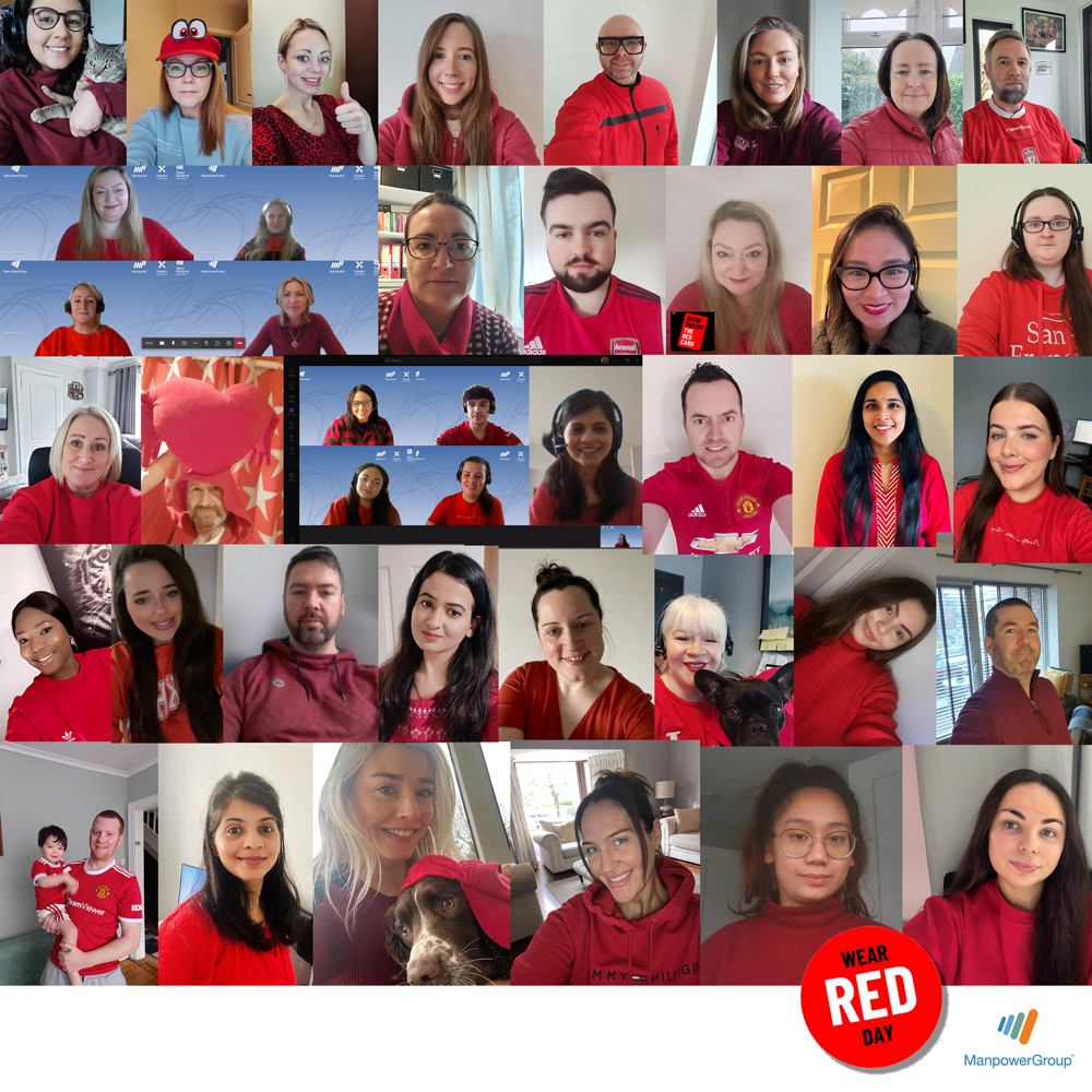 Wear Red Day ManpowerGroup Photo